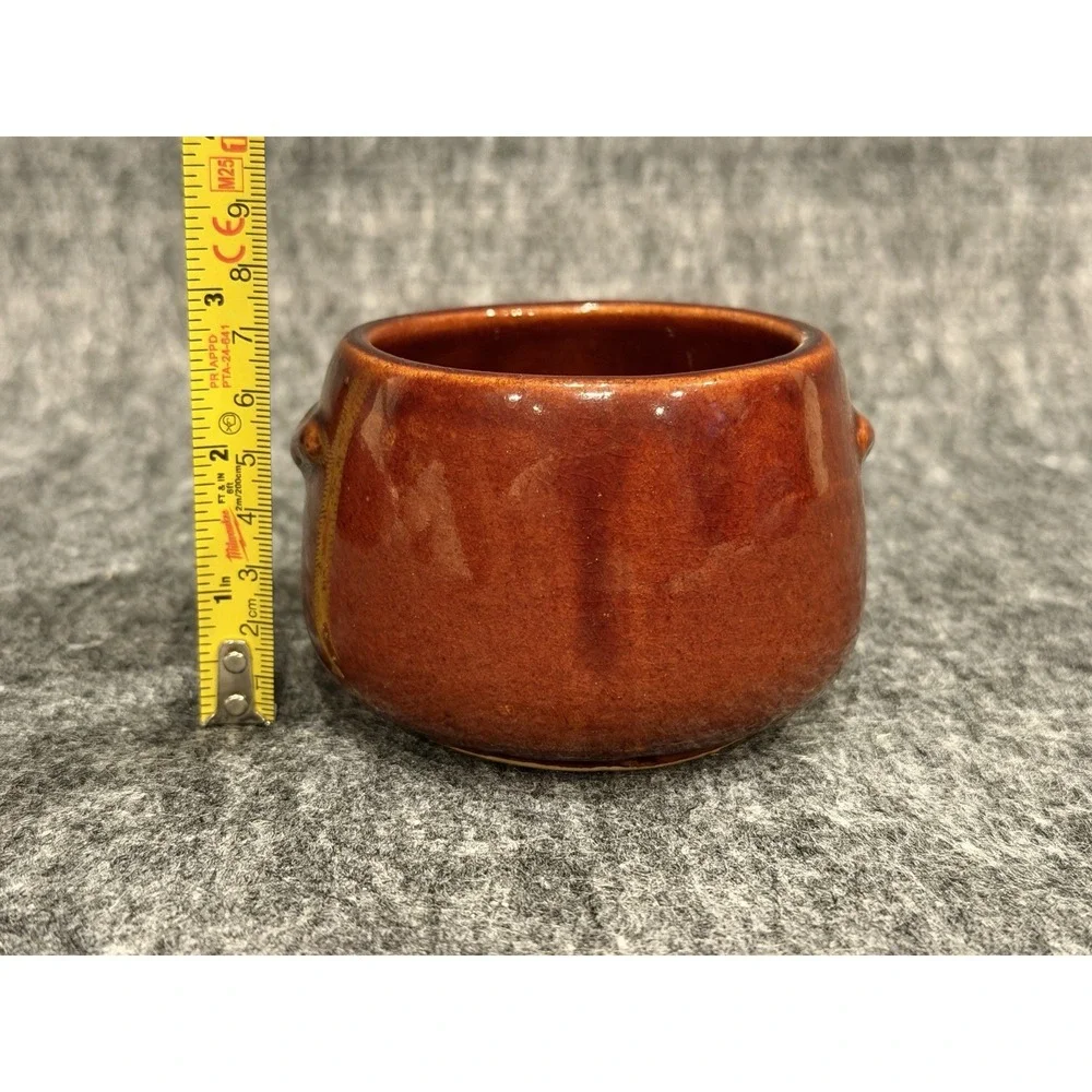 Set of 4 Vintage Westbend Mini Stoneware Chili Bean Pots Crocks Cabin Core Farm